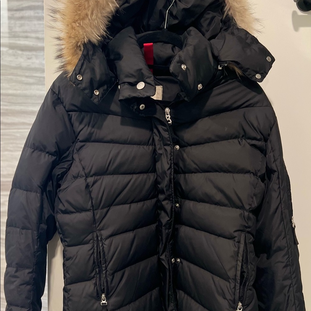 Bogner Fire & Ice faux fur trimmed hooded ski jacket